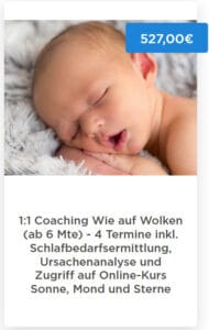 Coaching Wie auf Wolken Schlafprobleme Babys und Kleinkinder Schlafcoaching Muenchen