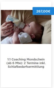 Schlafpaket Coaching Mondschein Schlafprobleme Baby Kleinkinder Schlafcoaching Muenchen
